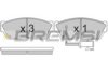 BREMSI BP2355 Brake Pad Set, disc brake